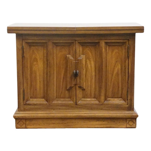 Thomasville Furniture Legendary Collection Spanish Mediterranean Style 76" Flip Top Server Buffet 3721-510 For Sale