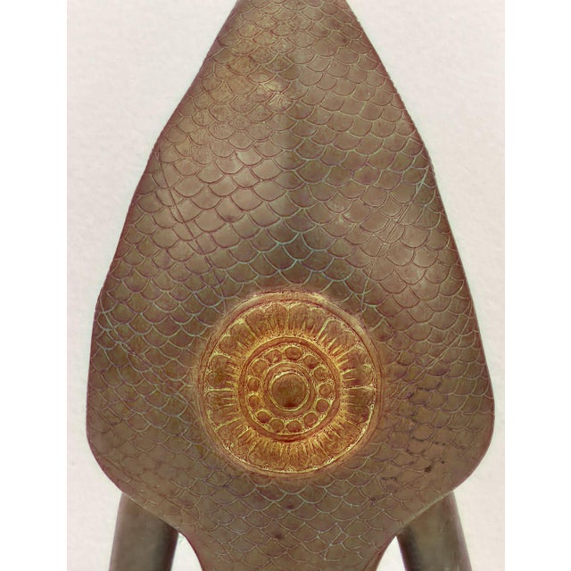 Naga Buddha Bronze, Thailand, 19th Century For Sale In San Francisco - Image 6 of 11