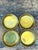 Metal Vintage Polished Brass Coasters - Set of 4 For Sale - Image 7 of 12