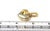 Mid 20th Century Chimento 18k Two Tone Gold Puffy Heart Pendant Charm Italy Designer For Sale - Image 9 of 9
