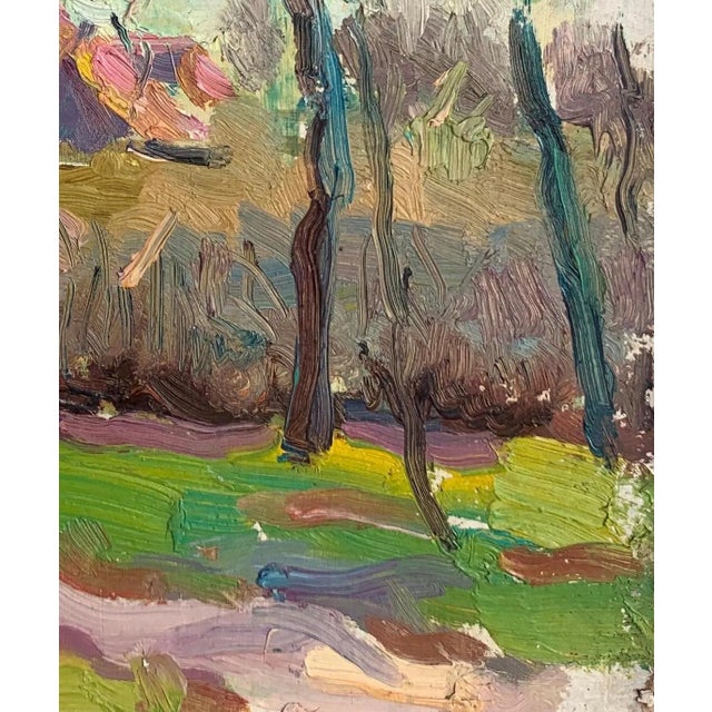 Socialist Realism Oil Painting, Ukrainian Artist Sokolovsky, 1960s 23-19 For Sale - Image 6 of 6