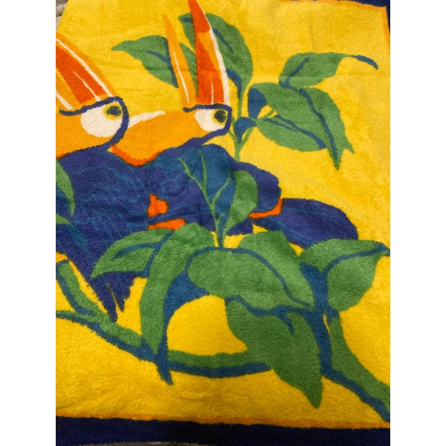 Hermes Paris Grand Motif Toucan Beach Towel New in Box For Sale - Image 14 of 16