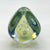 Contemporary 1990s Robert Eickholt Egg Paperweight 3-Sided Opalescent Glows 4.5” Vintage Signed For Sale - Image 3 of 18