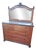 Italian Walnut Chest of Drawers with Mirror For Sale