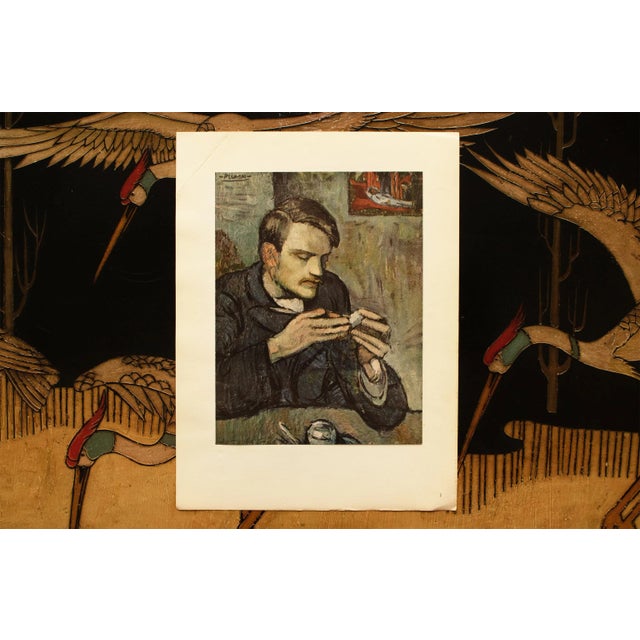 1948 After Pablo Picasso "The Absinthe Drinker", First Edition Parisian Offset Lithograph For Sale In Dallas - Image 6 of 11