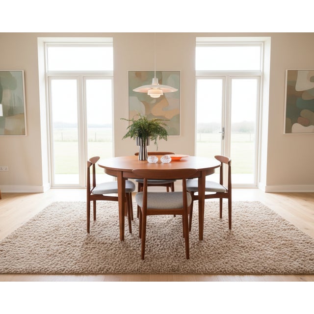 Brown Chairs in Teak by Arne Hovmand Olsen for Mogens Kold, 1960s, Set of 6 For Sale - Image 8 of 18