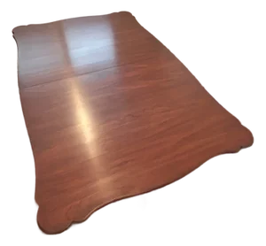1990s Henkel Harris Georgian Solid Cherry Double Pedestal Extension Dining Table