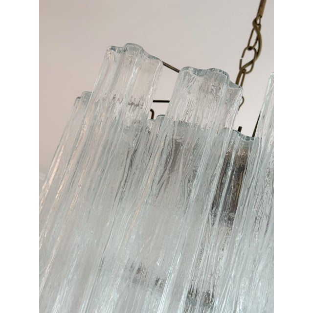 2000 - 2009 Classic Hallway Murano Chandeliers Tronchi in the style of Venini, Set of 2 For Sale - Image 5 of 9