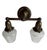 Antique Double Wall Sconce Completely Restored Original Patina For Sale - Image 4 of 8