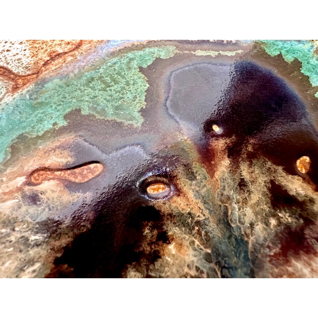 Large Square Modernist Abstract Wall Panels in Glazed Ceramic, Germany, 1960s, Set of 4 For Sale - Image 14 of 18