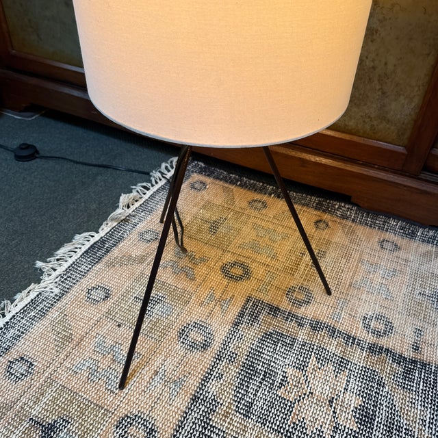 Cylindrical Drum Floor Lamp For Sale - Image 11 of 12