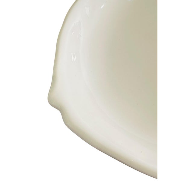 Set of 4 Vintage Pottery Barn Seashore Fish Plates | White Stoneware Figural Appetizer Salad Plates | Retired 2007 Collection | Coastal Chic For Sale In Tampa - Image 6 of 13