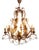 Florentine Chandelier with Crystal Trimmings For Sale