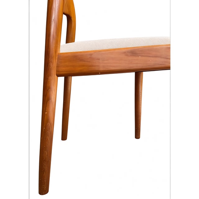 Danish Modern Dining Chairs in Teak by Niels Koefoed for Koefoeds Hornslet Møbelfabrik A/S, Denmark, 1970s, Set of 4 For Sale - Image 13 of 18