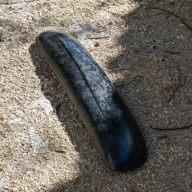 Robert Neuhauser, Black Diabas Sculpture, 1980s, Stone, Set of 2 For Sale - Image 9 of 18