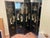 Mid-20th Century Chinese Black Lacquer 4-Panel Room Divider Screen With Carved Soapstone & Mother-of-Pearl Inlay For Sale - Image 6 of 9
