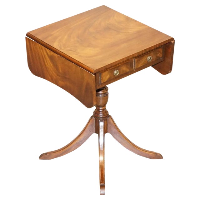 Extending Hardwood Card Table from Bevan Funnell For Sale
