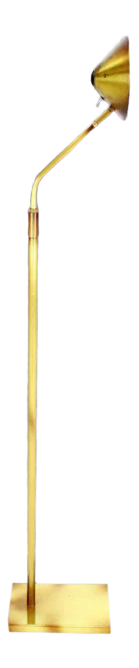 Adjustable Mid-Century Modern Brass Floor Lamp George Kovacs
