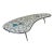 Mid Century Modern Mosaic Tile Kidney Bean Coffee Table For Sale
