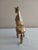 Vintage Rearing Brass Horse Statue For Sale - Image 4 of 11