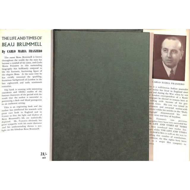 Traditional "The Life and Times of Beau Brummell" 1958 Franzero, Carlo Maria For Sale - Image 3 of 10