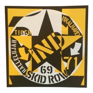 Robert Indiana Original Lithograph XXe Siecle 1973 For Sale