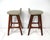 Erik Buck Eric Buck Bar Stools Teak Upholstered for o.d. Mobler Denmark For Sale - Image 4 of 13