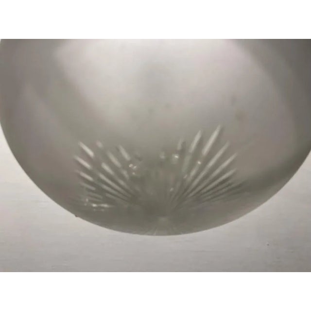 Bronze and Glass Light Pendant, 1950s For Sale - Image 3 of 9