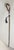 Brown Antique 19th Century Handmade Tooled Sterling Silver Wood Walking Stick Cane For Sale - Image 8 of 13