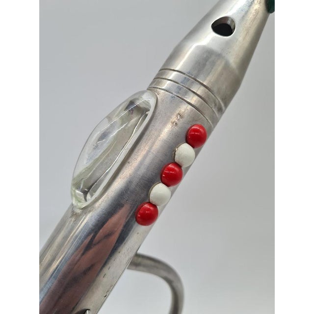 Metal Vintage Table Lamp in Aluminium, 1960s For Sale - Image 7 of 17