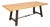 Reclaimed Industrial Bowling Lane Wood Top Work or Dining Table For Sale