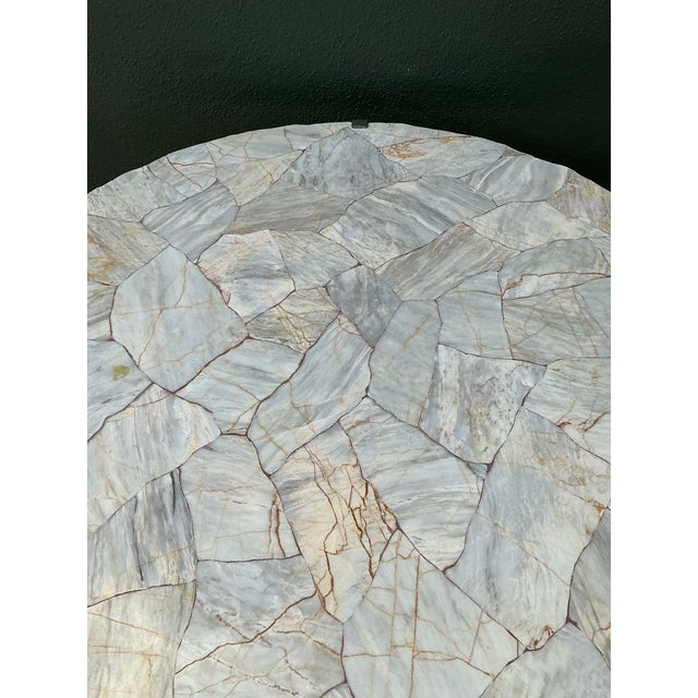 Vintage Faux Stone Coffee Table For Sale - Image 9 of 12