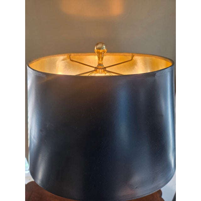 Vintage Brass Trophy Urn Lamp For Sale - Image 13 of 16