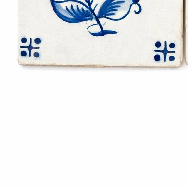 Earthenware Tiles, 19th Century, Set of 2 For Sale - Image 3 of 6