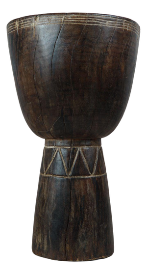 Tapered Wood Side Table, Cameroon