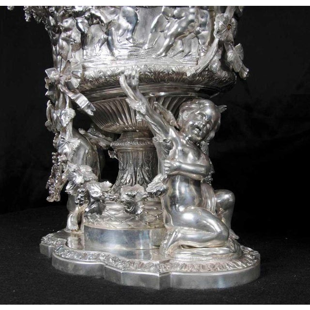 George II Silver Plate CherubUrn Tureen For Sale - Image 12 of 16