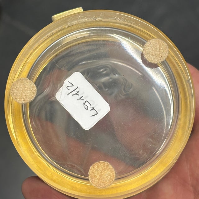 french Daphne Crystal Powder-Jewelry Holder from Lalique, 1970s For Sale - Image 12 of 14