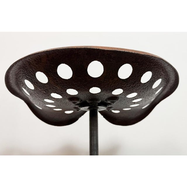 Vintage Industrial Swivel Chair, 1950s For Sale - Image 16 of 18
