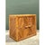 Wood Vintage Rattan Chevron Cabinet For Sale - Image 7 of 12
