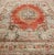 Persian Antique Mahal Rug With Beautiful Floral Design in Red, Pink, and Green For Sale In Atlanta - Image 6 of 12