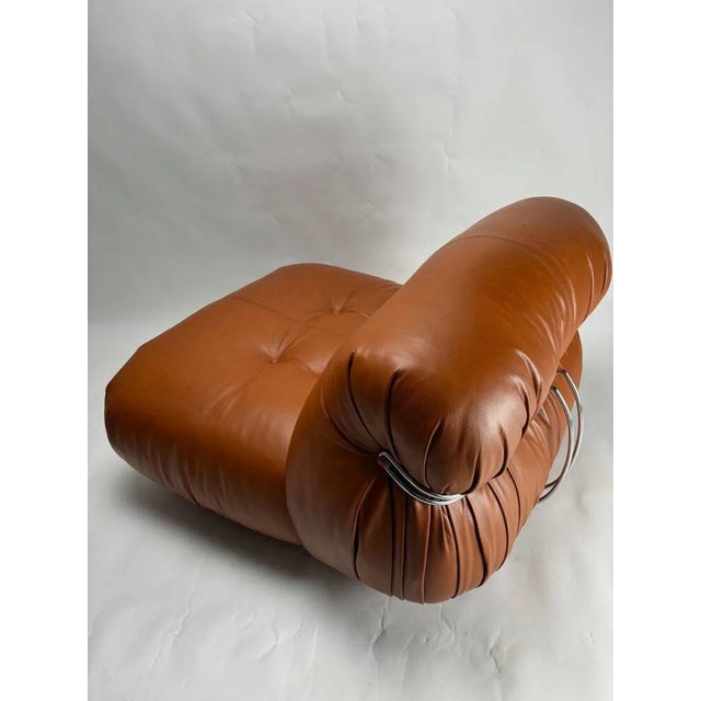 Animal Skin Soriana Chair by Afra & Tobia Scarpa for Cassina, 1970s For Sale - Image 7 of 12
