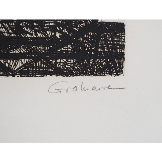 Marcel GROMAIRE Macbeth, Shakespeare: The Meditating King, 1958 Original etching Signed in pencil Limited to 60 unnumbered...