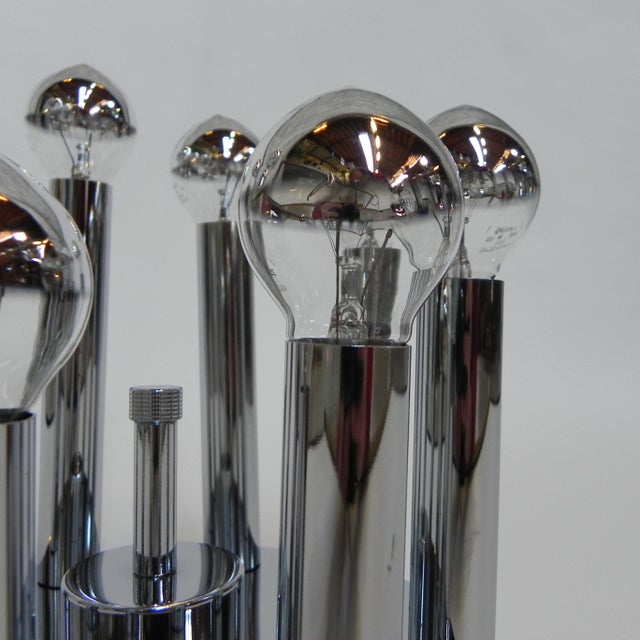 Eight-Light Ceiling Lamp from Sciolari, 1970s For Sale - Image 9 of 18