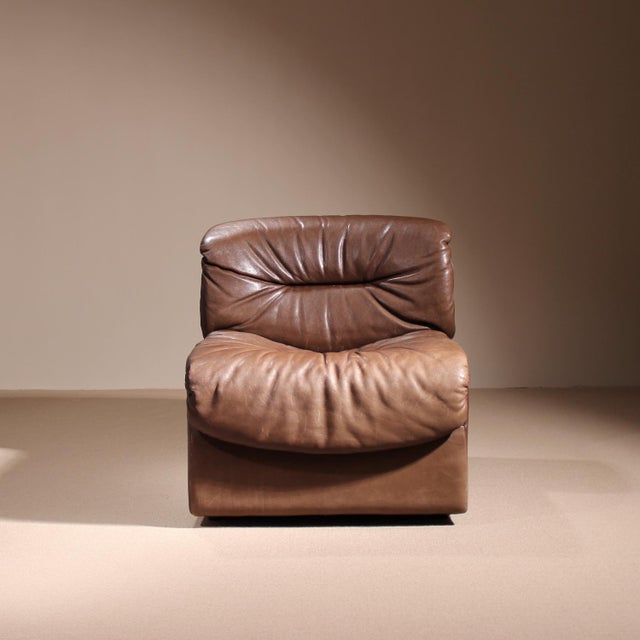 DS-14 Modular Sofa in Leather from de Sede, 1980s, Set of 4 For Sale - Image 12 of 18