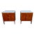 1950s Vintage Paul McCobb for the Irwin Collection Vitrolite Top Nightstands - a Pair For Sale