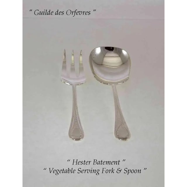Metal New Sheffield Finest Hester Bateman Pattern Flatware Set for 12- 76 Pieces For Sale - Image 7 of 12