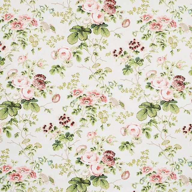 Not Yet Made - Made To Order Sample - Schumacher Salisbury Chintz Fabric in Blush For Sale - Image 5 of 5