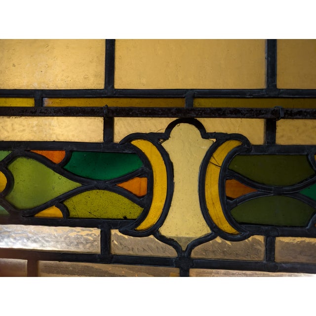 Antique Victorian Stained Glass Window Large For Sale In Reno/Lake Tahoe - Image 6 of 12