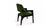 Arches Dining Chairs in Green Cotton Velvet by Insidherland, Set of 8 For Sale - Image 4 of 6
