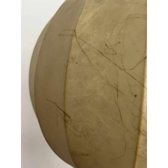 Mid-Century Modern German Cocoon Pendant from Goldkant Leuchten, 1960s, Set of 2 For Sale - Image 6 of 18